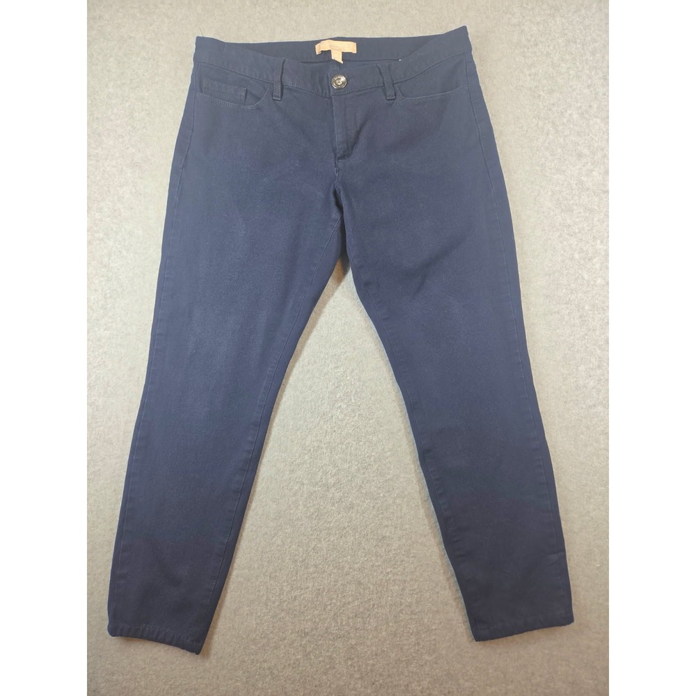 Banana Republic Sloan Navy Blue Petite 6P Slim Ankle Stretch Dress Pants